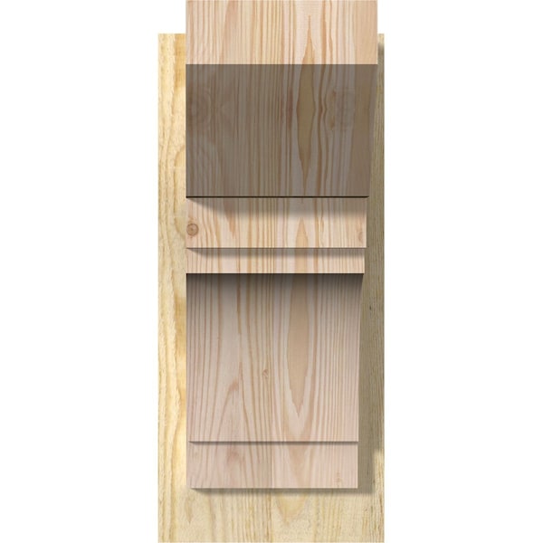 Merced Slat Rough Sawn Outlooker, Douglas Fir, 8W X 14D X 18H